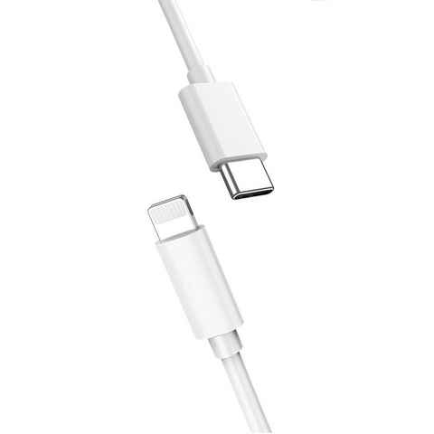 Elegear USB C auf Lightningkabel, (200 cm), weiß 2M Lightning Kabel
