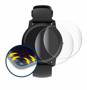 BROTECT Full-Screen Schutzfolie für Withings Move ECG, Displayschutzfolie, 2 Stück, 3D Curved klar