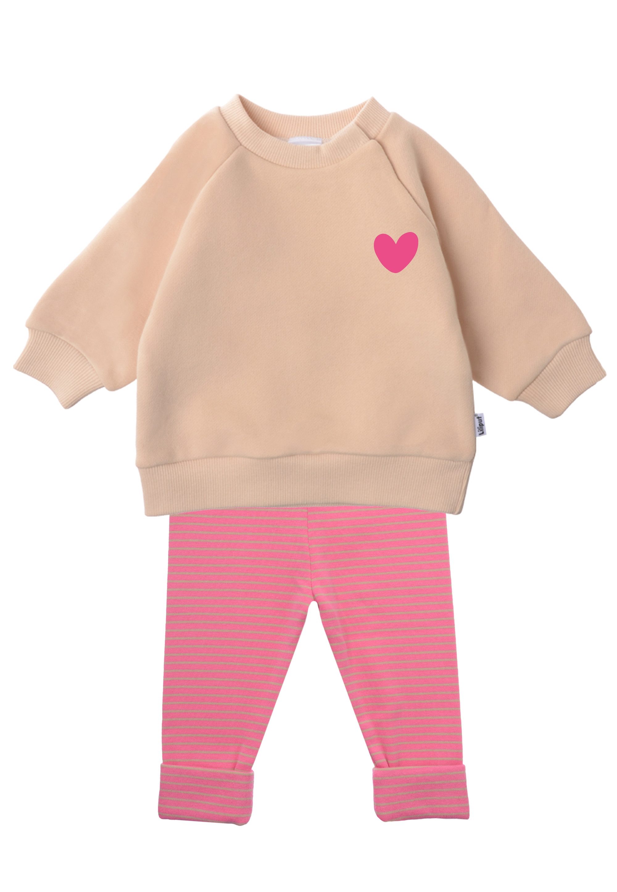 Liliput Sweatanzug Herz, mit elastischen Bündchen