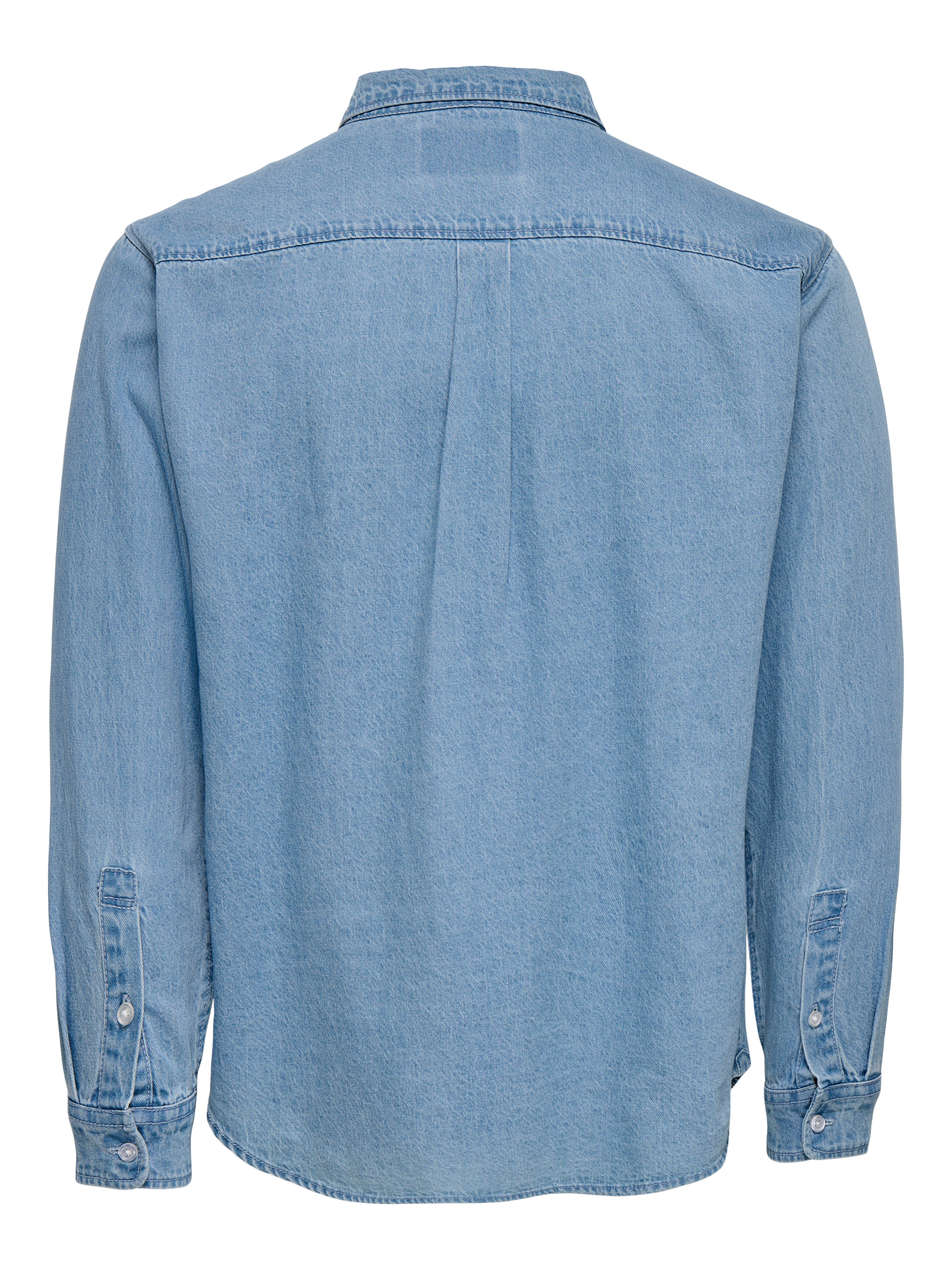 ONLY & SONS Jeanshemd ONSORSON REGULAR YFM DNM SHIRT NOOS Baumwolle, normal geschnitten