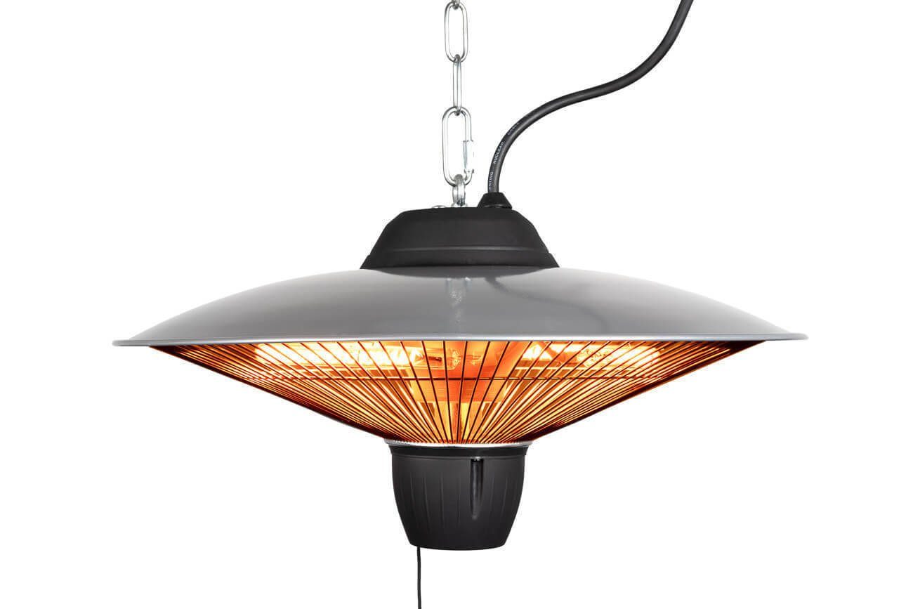 EUROM Heizstrahler 336122, 1500 W, 360 Grad Rundumwärme, Kohlenstofflampe