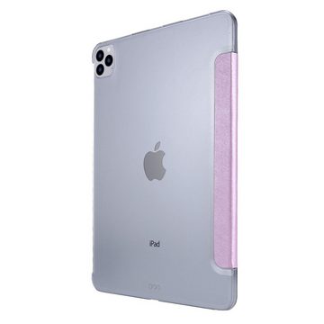 König Design Tablet-Hülle Apple iPad Pro 12.9 (2020), Schutzhülle für Apple iPad Pro 12.9 (2020) Tablethülle Schutztasche Cover Standfunktion Rosa