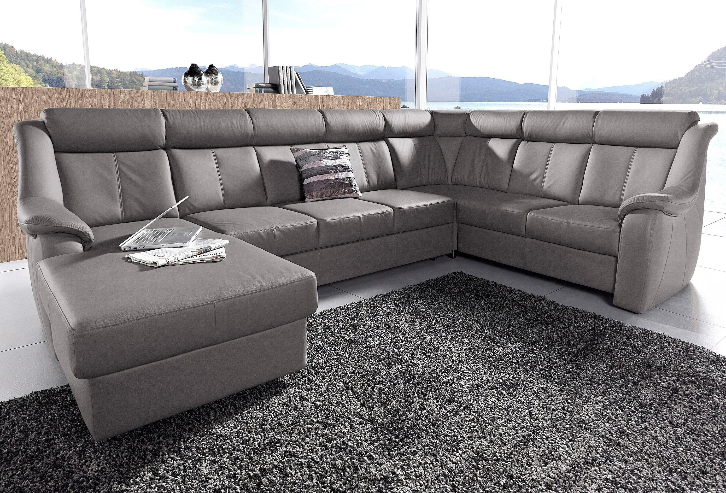 sit&more Wohnlandschaft Basel U-Form, wahlweise mit Relaxfunktion