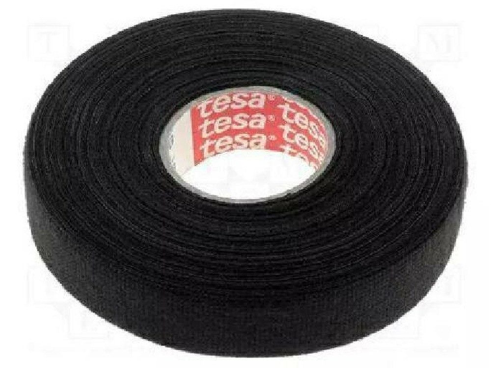 tesa Isolierband TESA ISOLIERBAND SCHWARZ, GEWEBT, 19 mm x 25 m, 5000 V