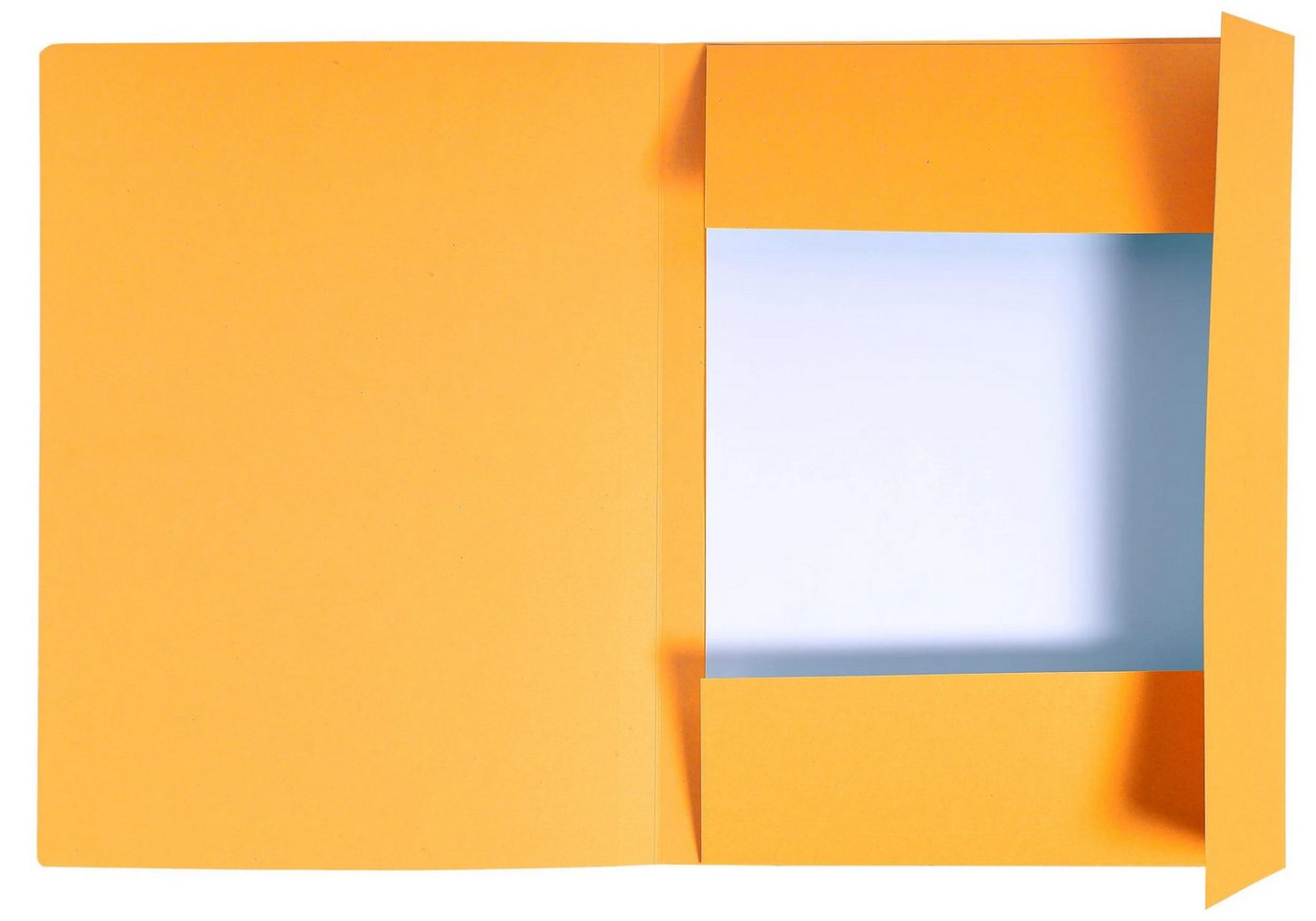 Thumbnail - EXACOMPTA Organisationsmappe 50x Aktenmappe + Index, 3 Klappen, 24x32cm für A4, Orange, 448009E, Sammelmappe mit Klappen