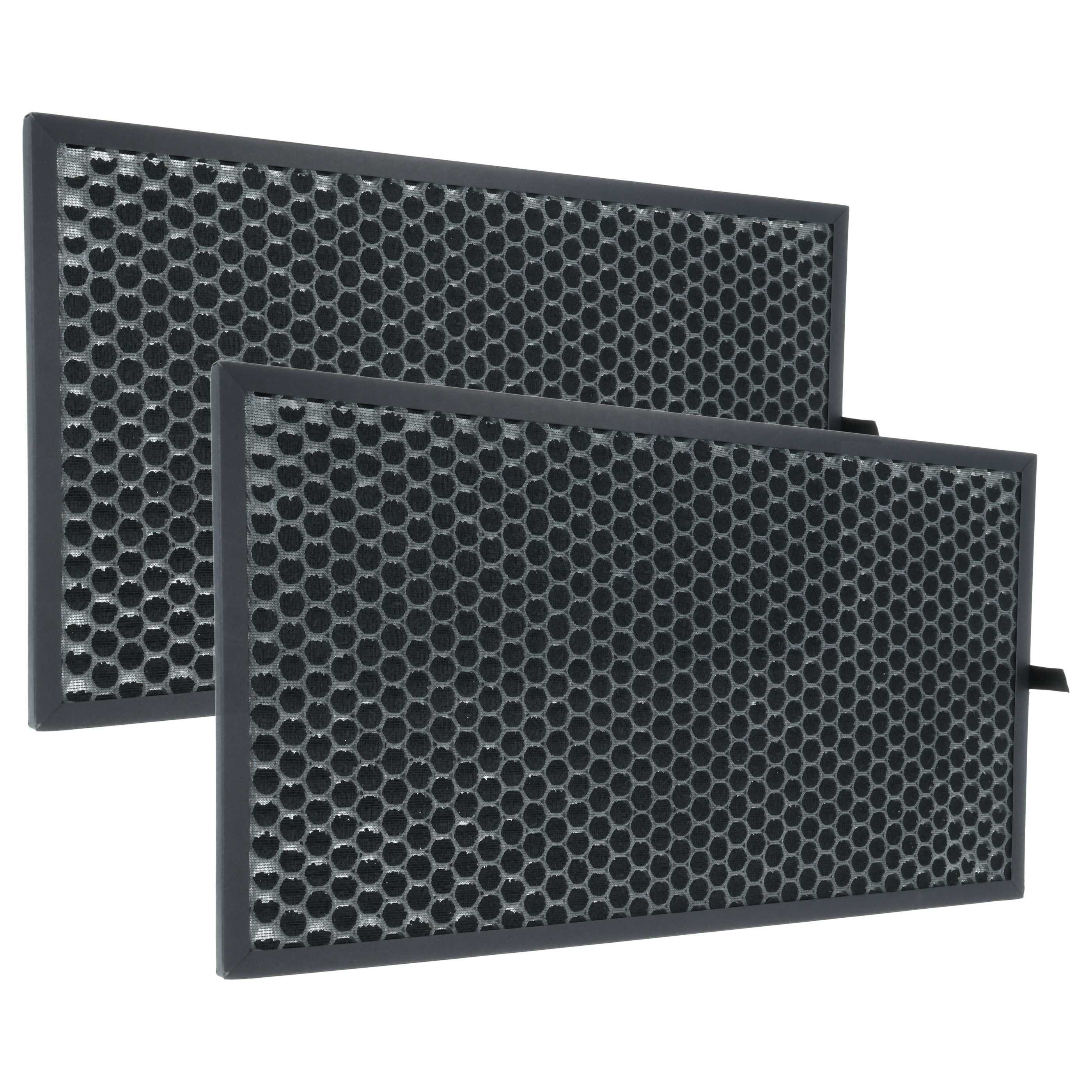 vhbw Aktivkohlefilter Ersatz für Sharp FZ-D60DFE für Luftreiniger, Zubehör für Sharp Sharp FZ-D60DFE