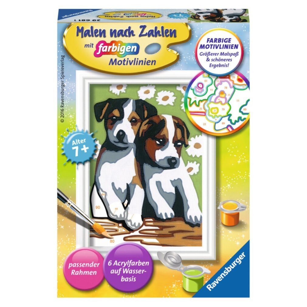 Thumbnail - Ravensburger Malen nach Zahlen MNZ Süße Welpen