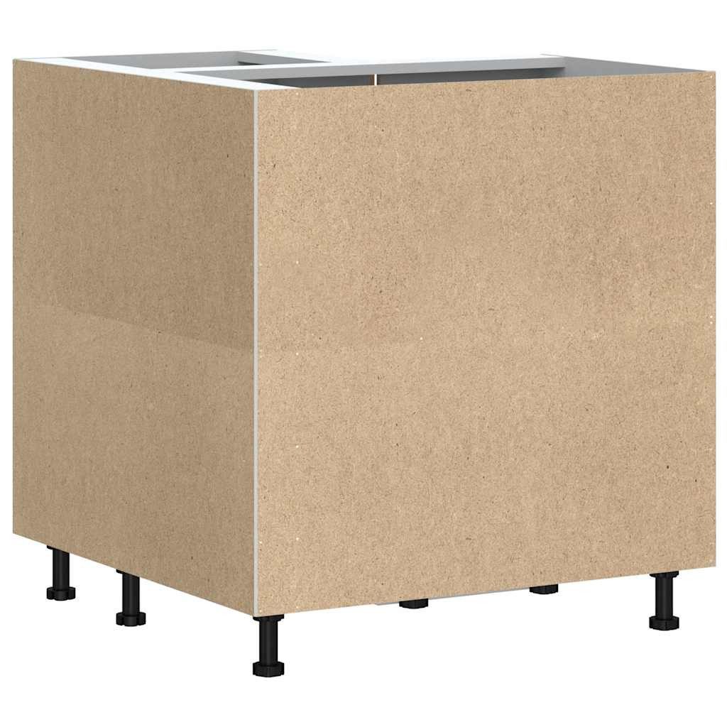 vidaXL Schrankmodule Küchen-Eckunterschrank Kalmar Artisan-Eiche Holzwerkstoff