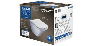 Duravit Bidet Wand-WC-Set DURASTYLE RIMLESS weiß weiß