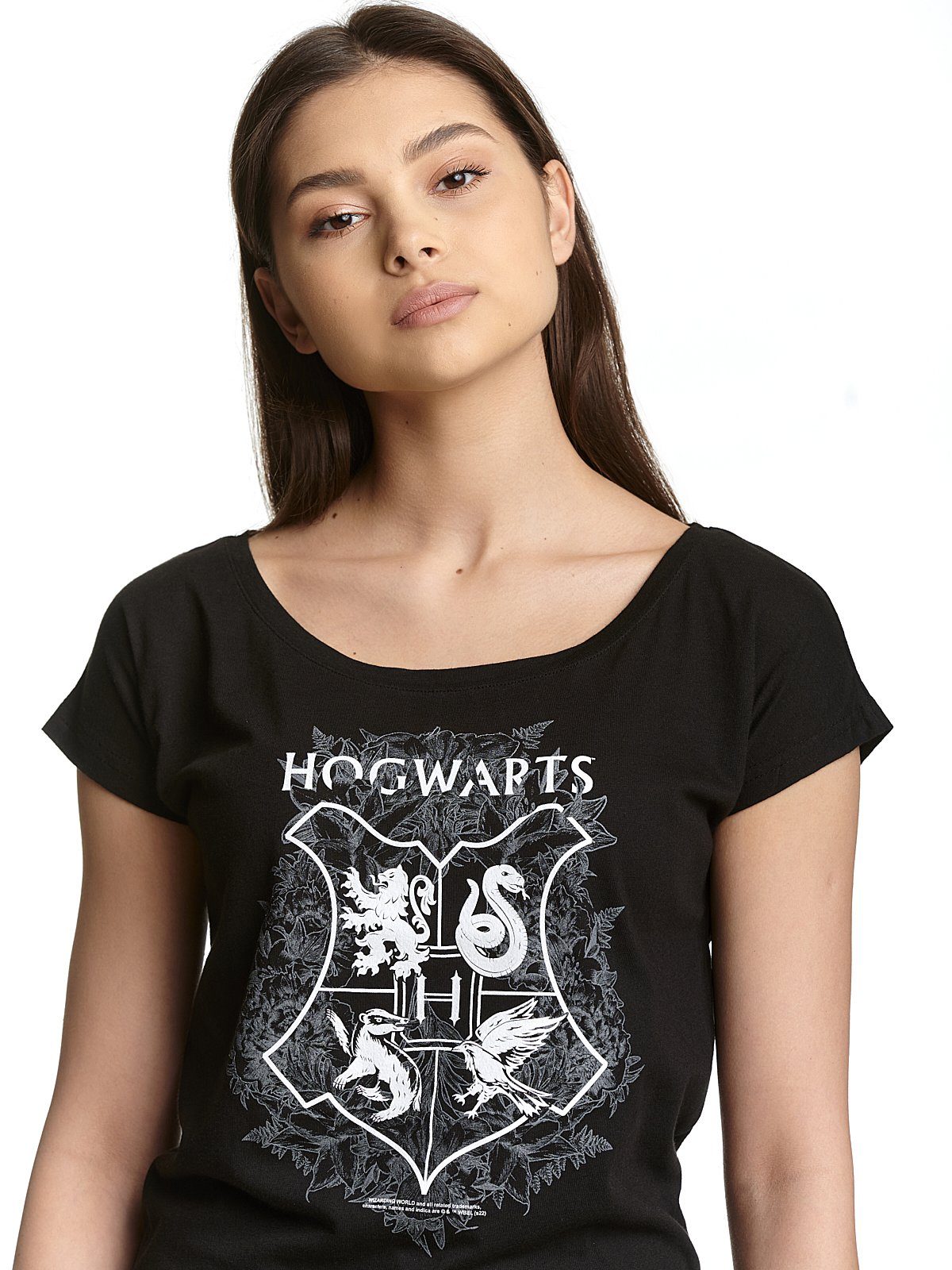 Warner T-Shirt Harry Potter Hogwarts Area Grey