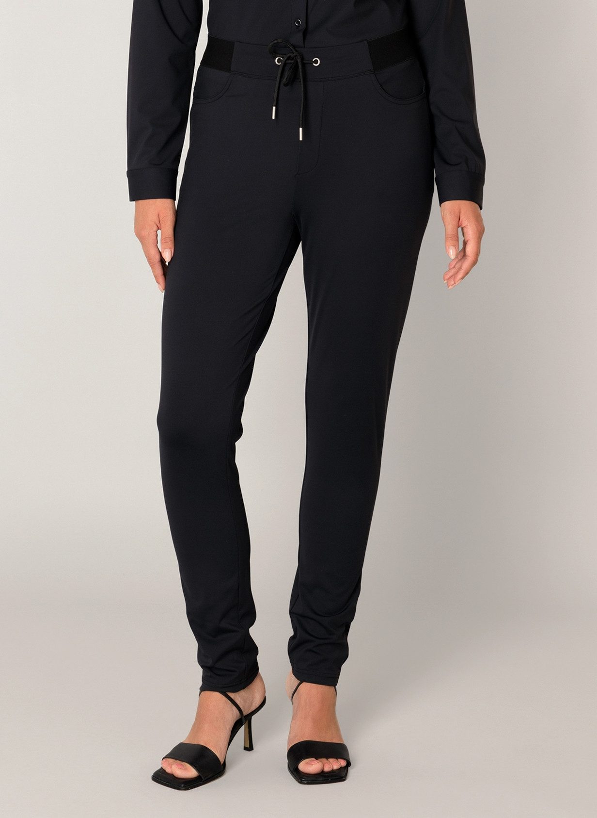 Base Level Stoffhose Tiana Sommerhose aus reiner Viskose