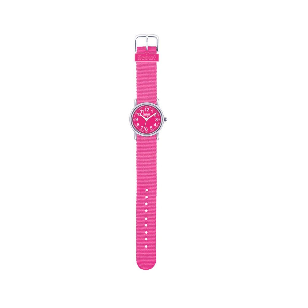 Scout Quarzuhr Start Up Kinderuhr 164000004 Rosa Textilband 27 mm