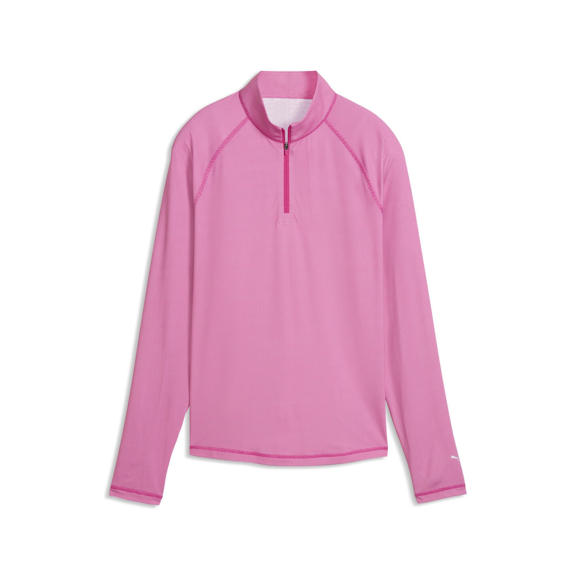 PUMA Sweatjacke Birdseye Golfjacke mit kurzem Reißverschluss Damen