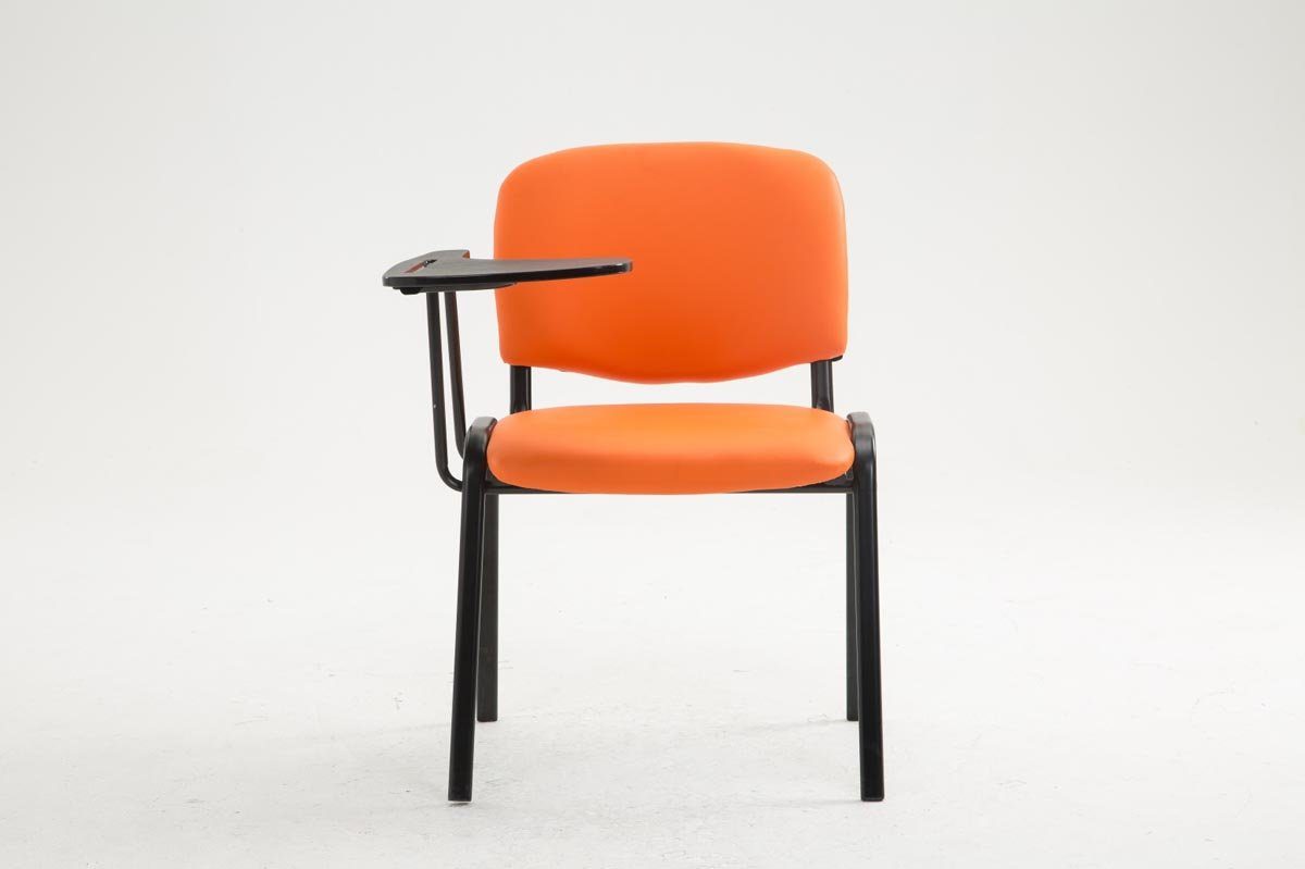 Ken orange CLP Sitzfläche Besucherstuhl Kunstleder, gepolsterte Klapptisch&