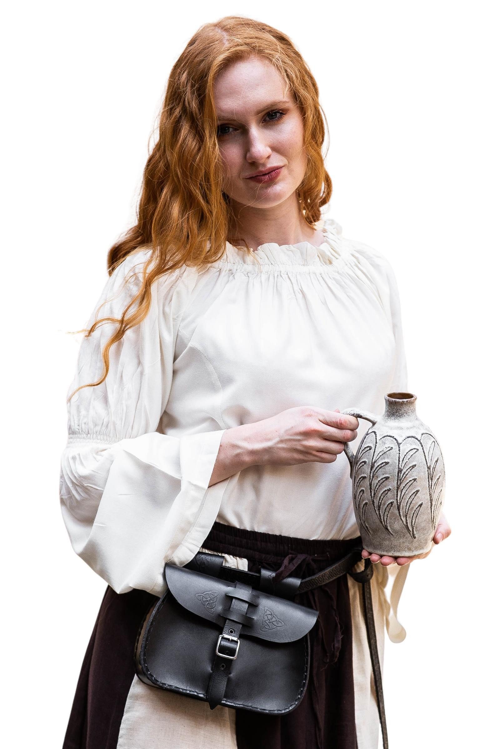 Burgfräulein-Kostüm Mittelalterbluse "Emma" mit Carmenausschnitt