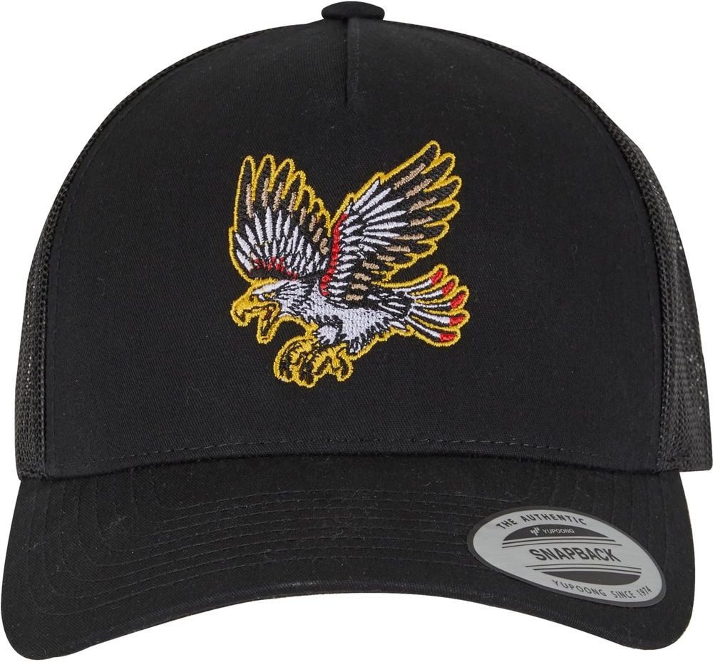Mister Tee Snapback Cap Bravery Eagle Trucker Cap 5-Panel Retro Trucker Cap