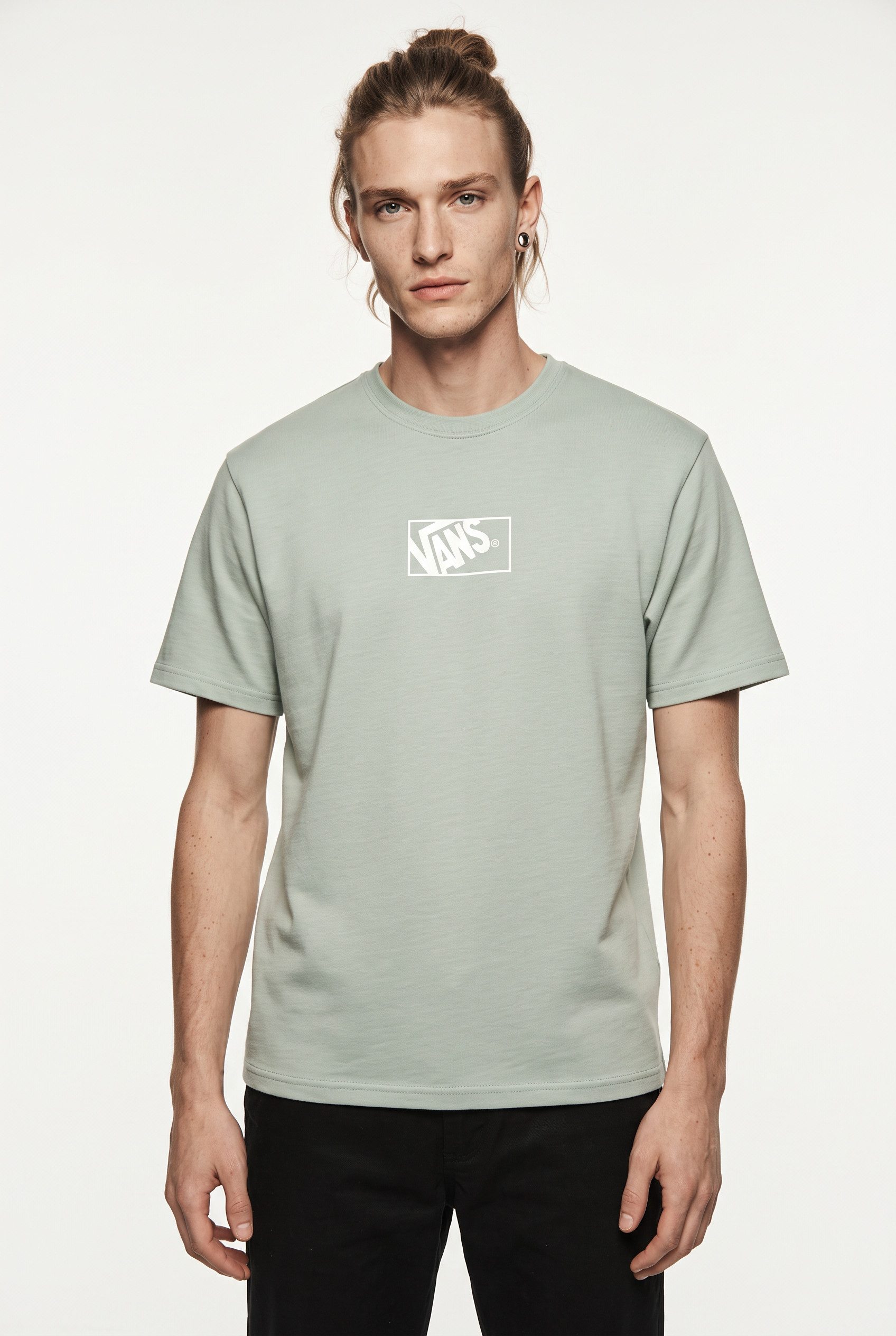 Vans T-Shirt BLOCKED BOX LOOSE SS TEE mit Rundhalsausschnitt, Kurzarm, aus Baumwolle, normale Schnittform