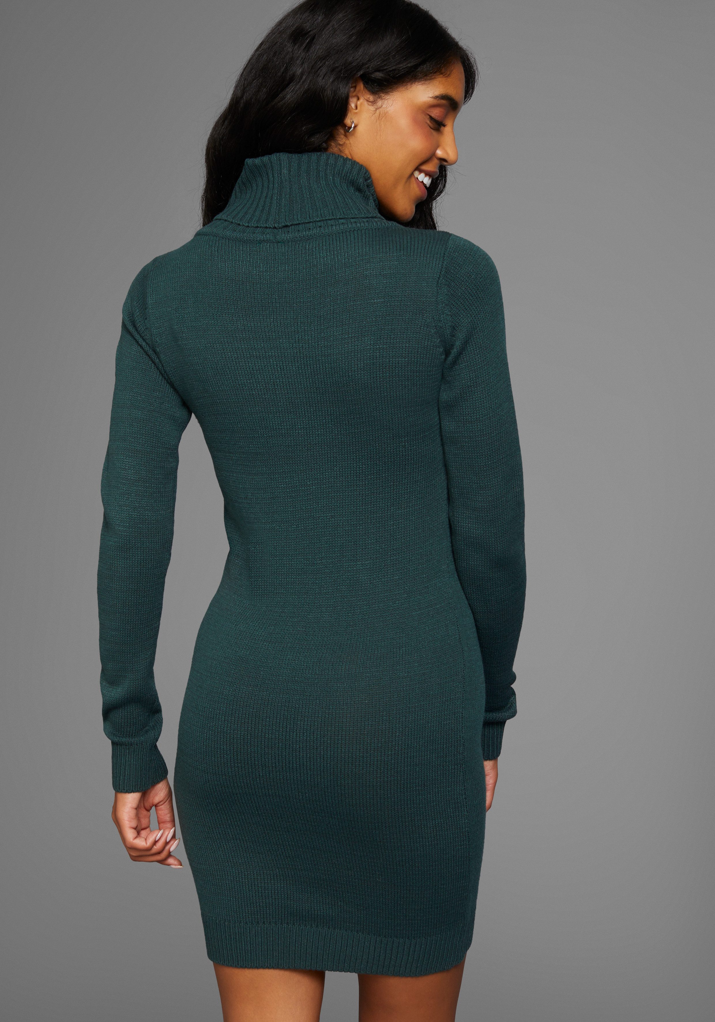 KangaROOS Strickkleid mit Rollkragen günstig online kaufen
