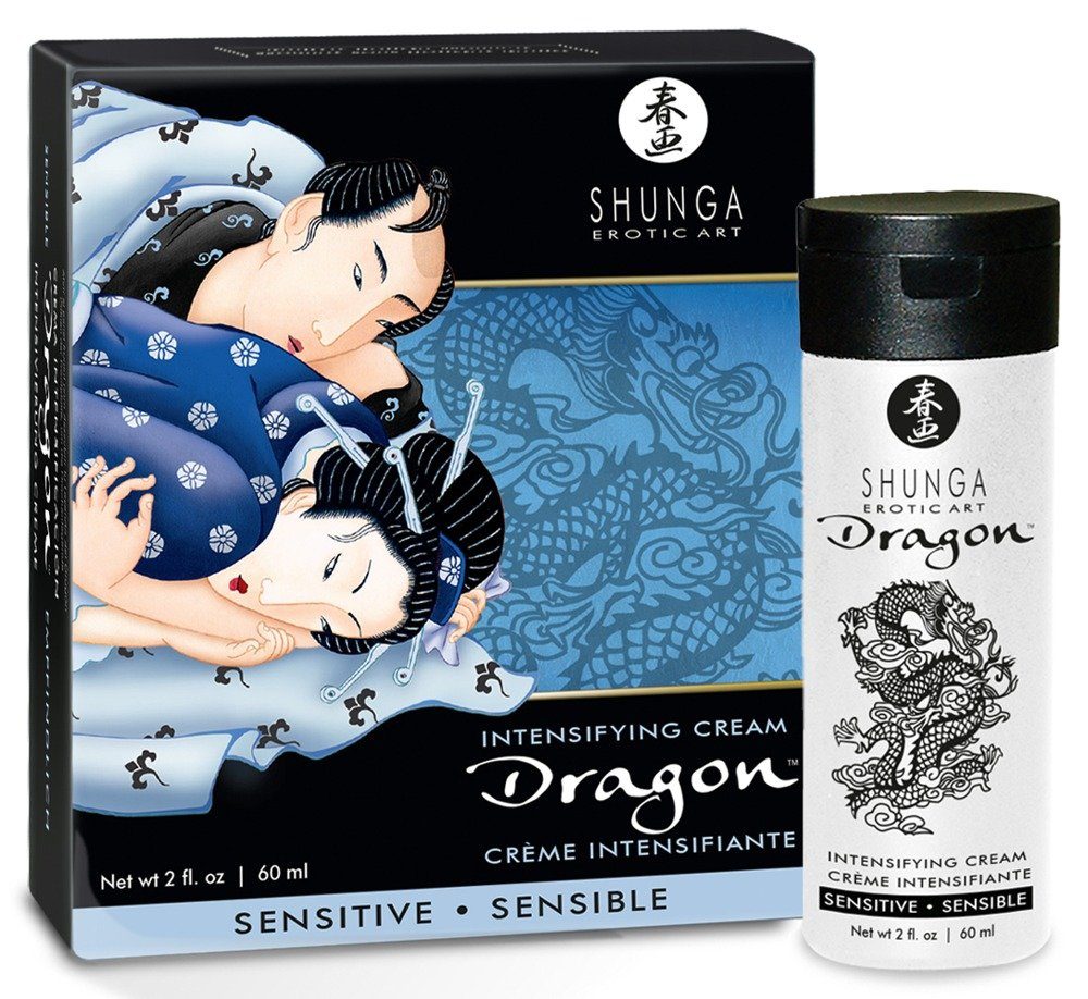 SHUNGA Intimcreme Shunga - Dragon Intensifying Cream Sensitive 60 ml, Warm-Kalt-Effekt, der aufregende Leidenschaft