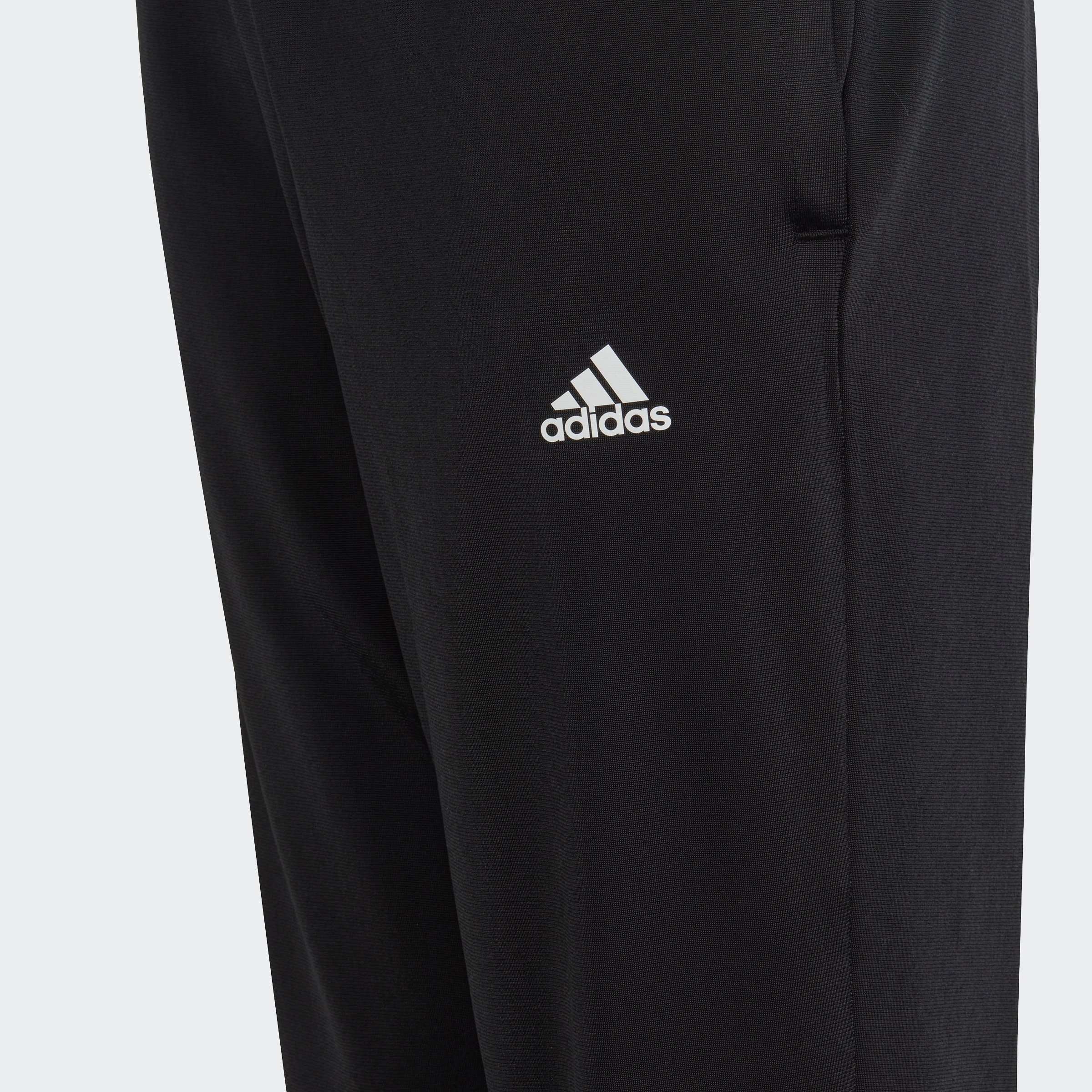 / (2-tlg) BIG Black White adidas Trainingsanzug Sportswear LOGO ESSENTIALS