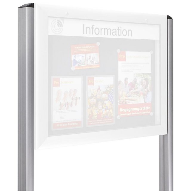Schaar Design Stauraumvitrine Ständergarnitur für Schaukasten Ideal für den günstig online kaufen