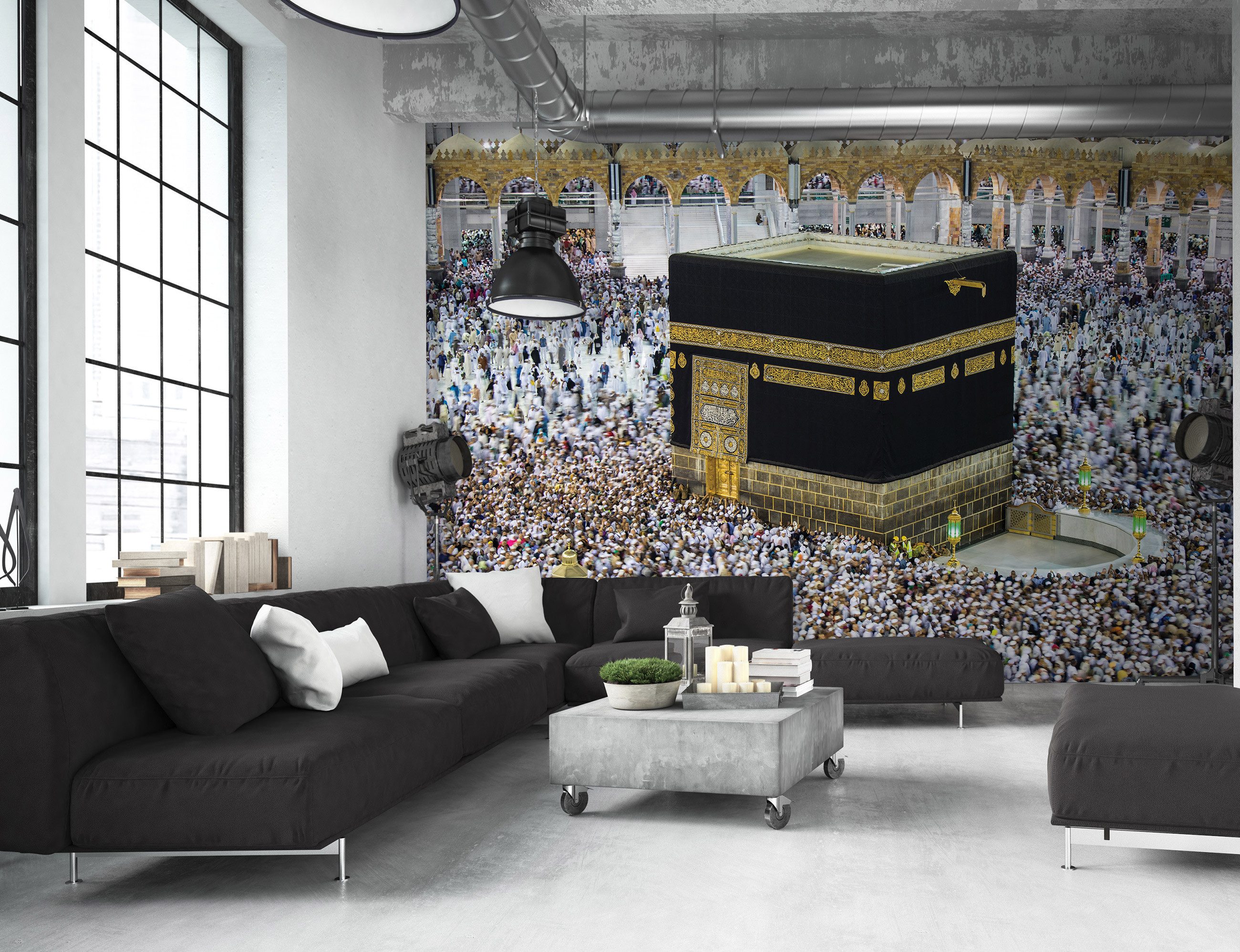 Wallarena Fototapete Al-Kaba-Tempel Vlies Tapete Wohnzimmer günstig online kaufen