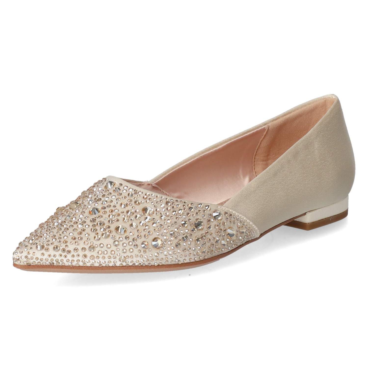 Tamaris Tamaris 1-22156-46-229 Damen Textil beige Ballerina