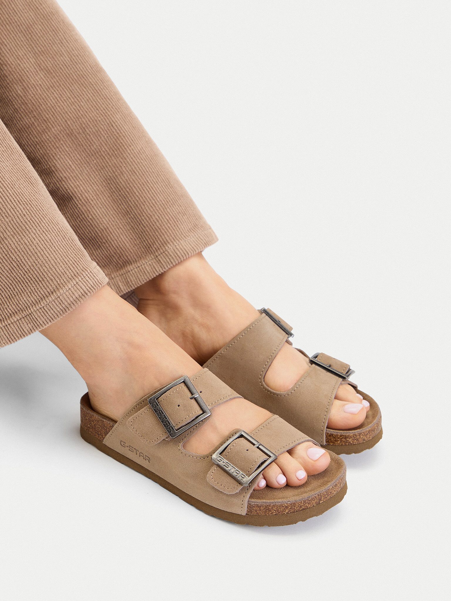 G-STAR G Star Raw Damen Flip-Flops Beige G-STAR RAW-CWB-WS-1128-50-S Beige Badepantolette