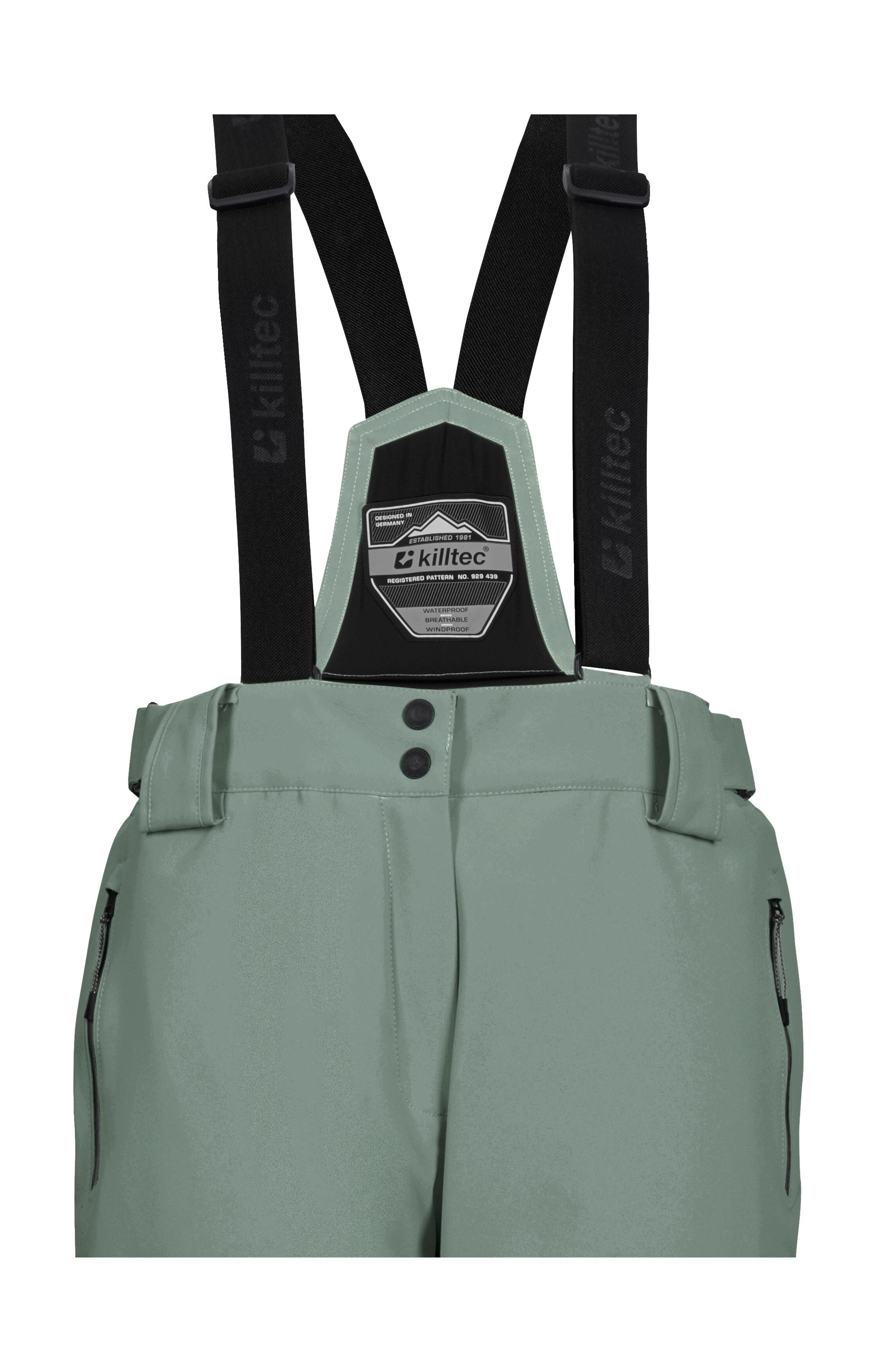 Killtec Skihose KSW 249 WMN SKI PNTS Wind- und wasserdicht, verstellbar, Teflon EcoElite™-Imprägnierung