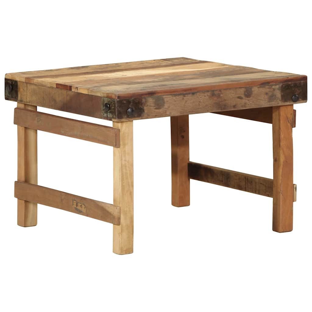 vidaXL Couchtisch Couchtisch Braun 60 x 55 x 40 cm Massives upgecyceltes Holz (1-St)