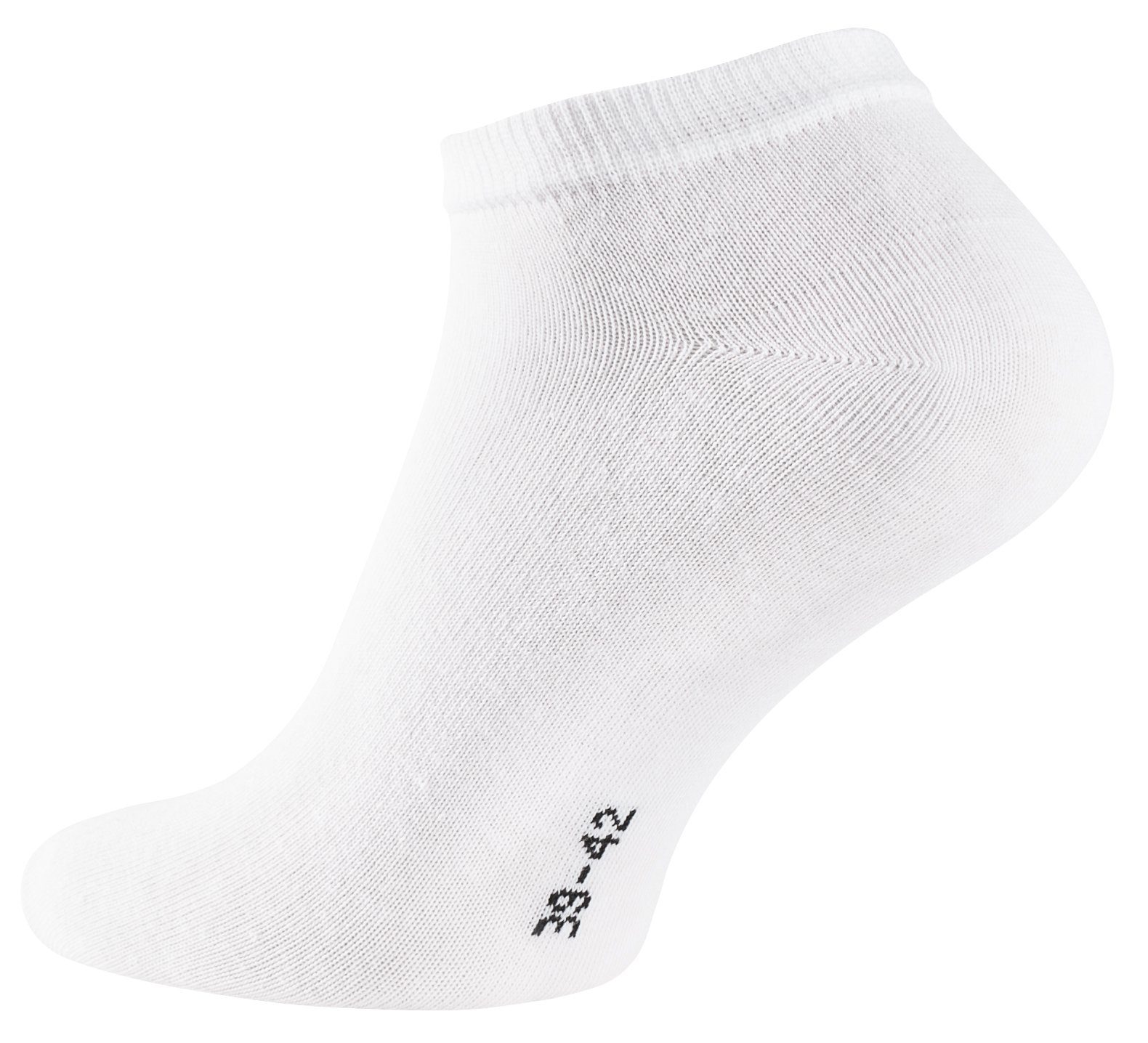 (10-Paar) Stark Soul® 10 Paar Baumwollqualität Sneakersocken in weiß angenehmer