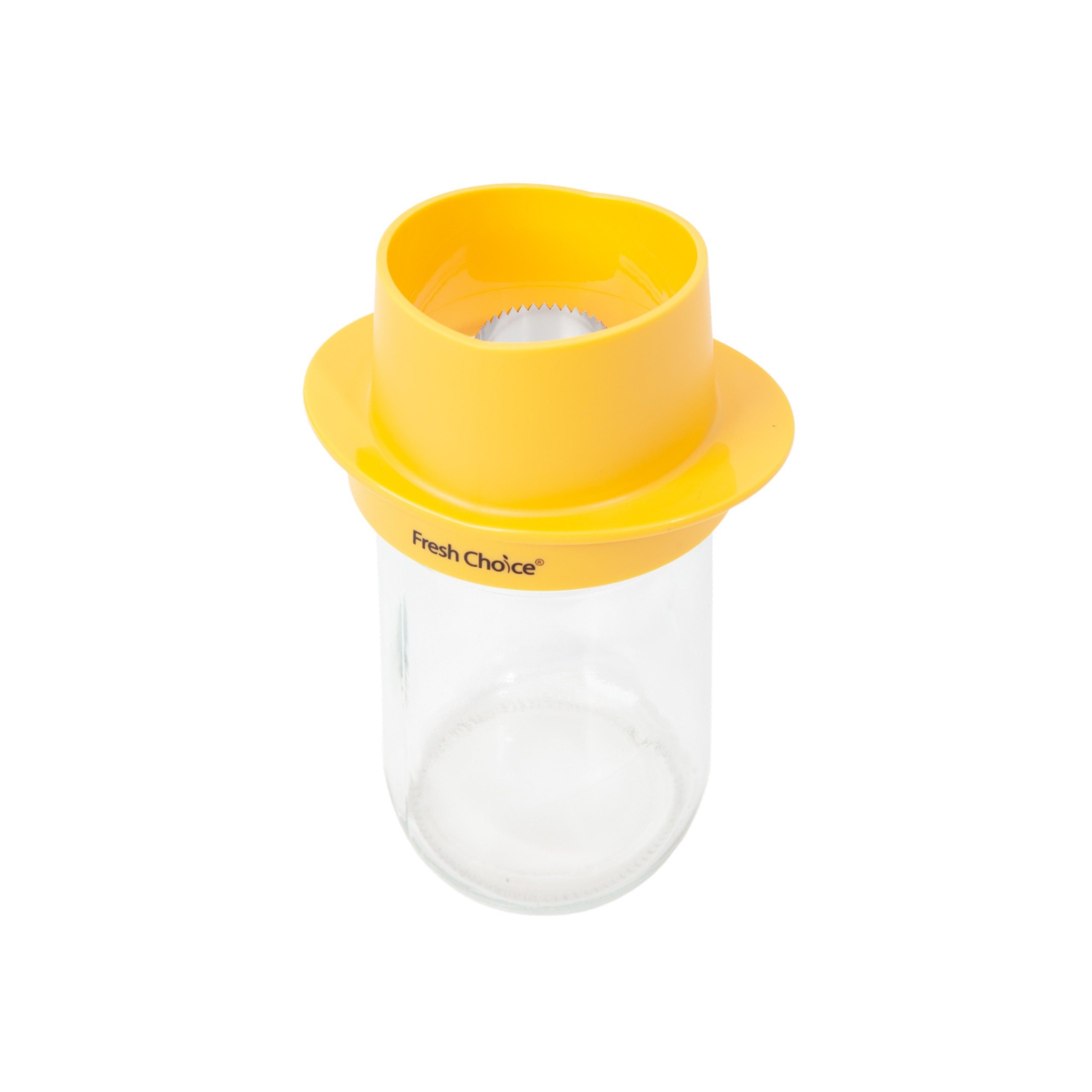 Fresh Choice Sparschäler Maisschäler-Set mit Glas & Adapter – Frisch, schnell & sauber