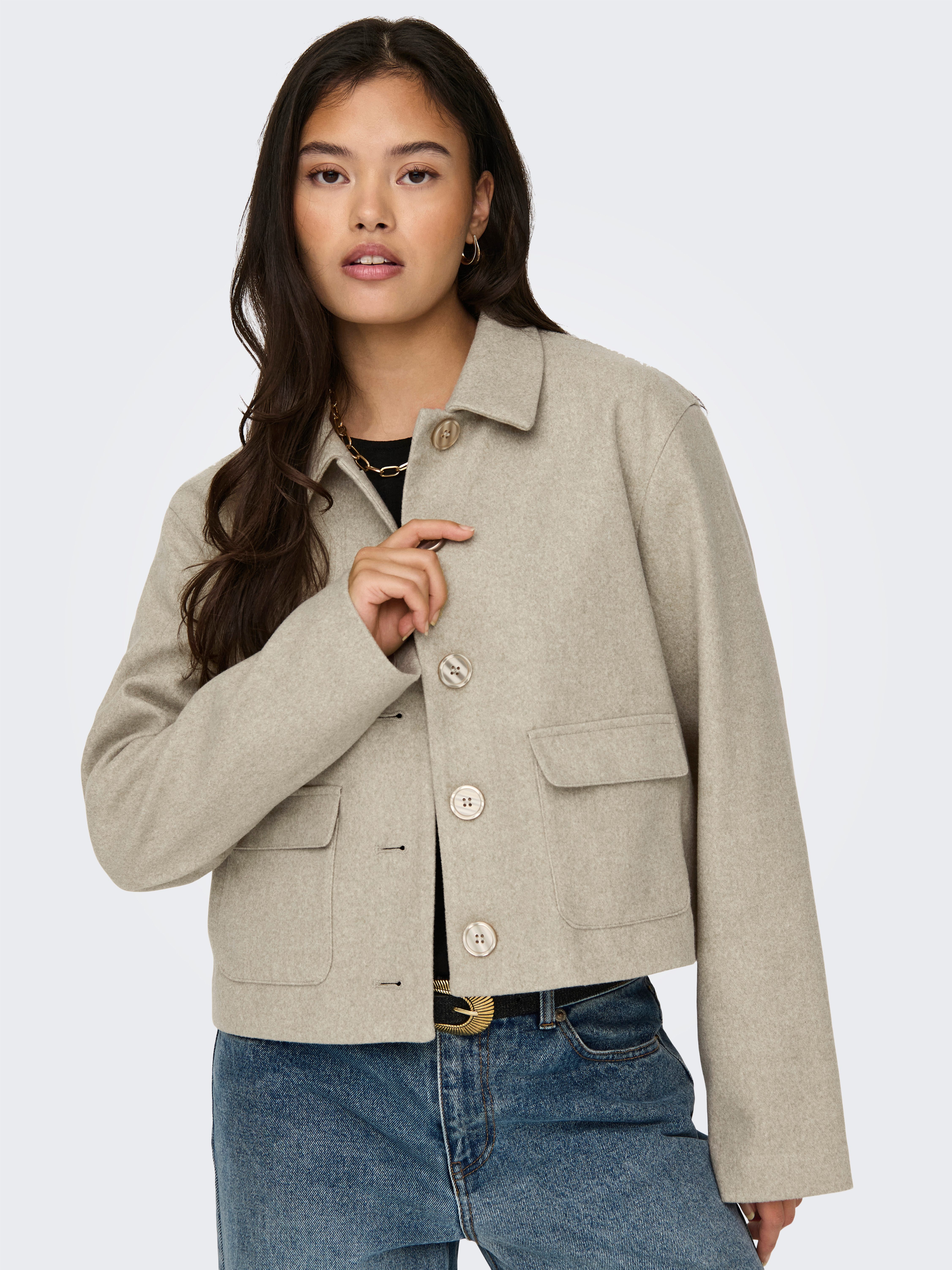 JDY Kurzjacke JDYCALLIE LIFE SHORT JACKET OTW HAB NOOS günstig online kaufen