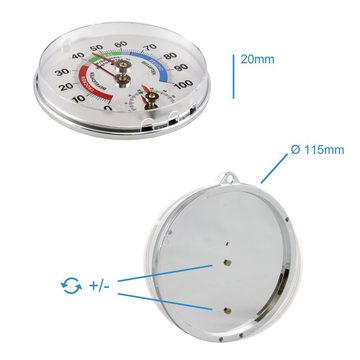 Lantelme Lantelme Klimamesser Thermohygrometer Wohnung Zimmer Thermometer Wetterstation