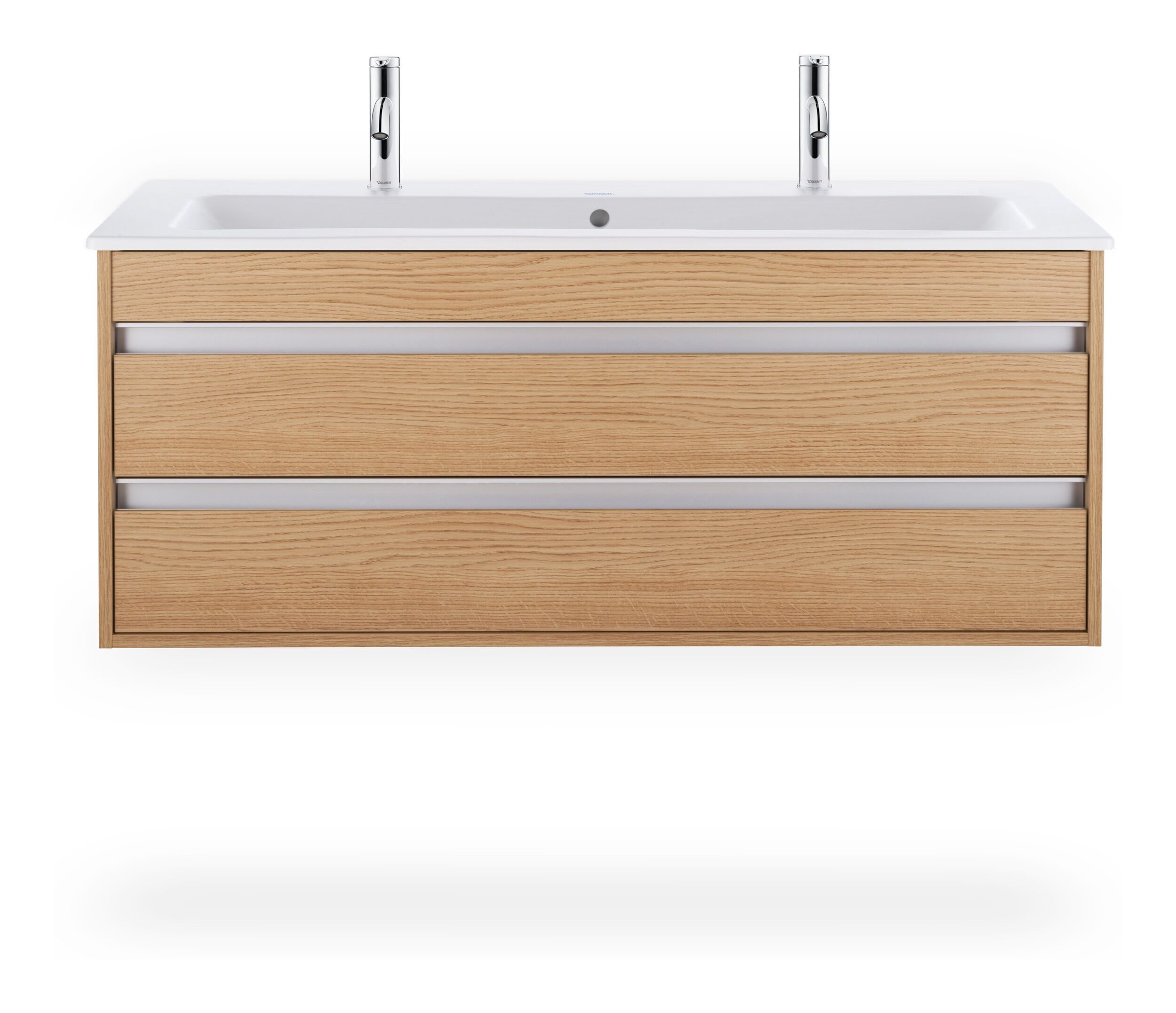 Duravit Waschtischarmatur C.1 Serie Ausladung 113 mm mit Zugstangen-Ablaufgarnitur