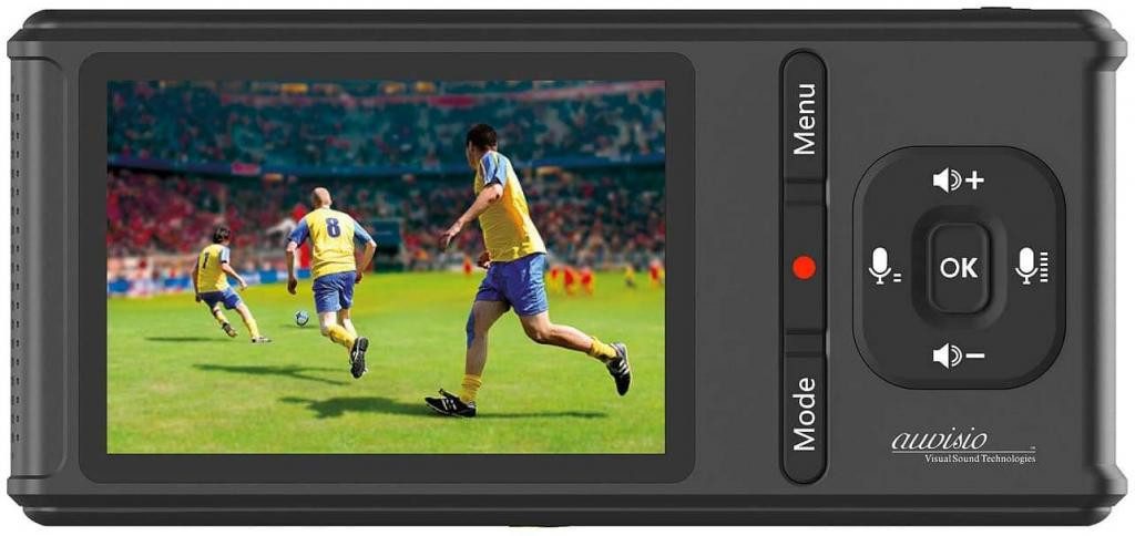 Videorekorder GC-500, 4K, Live-Streaming-Funktion Farbdisplay Akku Netzwerk-Videorecorder