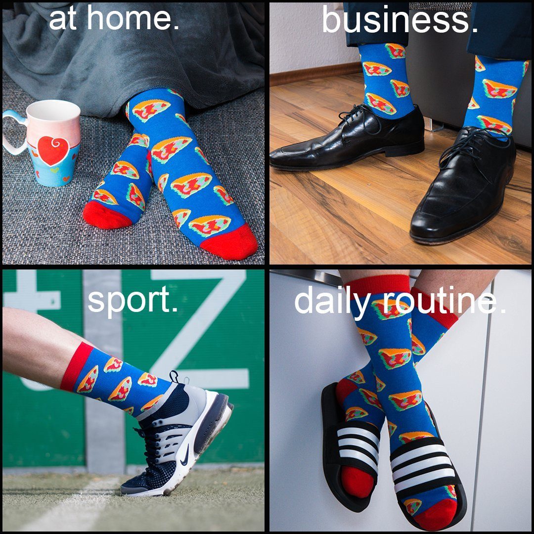 TwoSocks Freizeitsocken Döner Socken lustige Socken Herren & Damen, Einheitsgröße