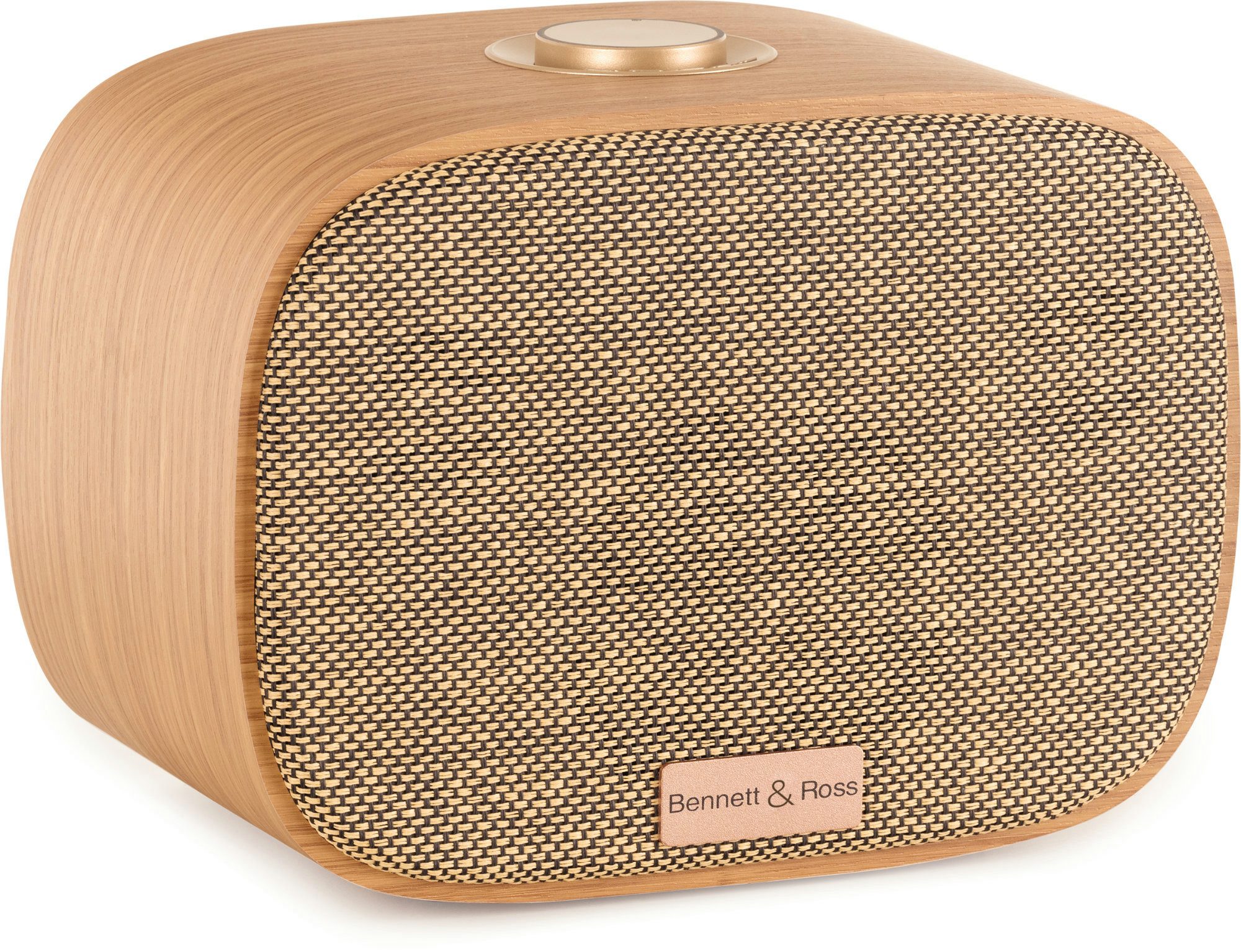 Bennett & Ross Sunderskog Bluetooth Колонки Stereoanlage (60 W, Soundbox mit furniertem Holz-Gehäuse)