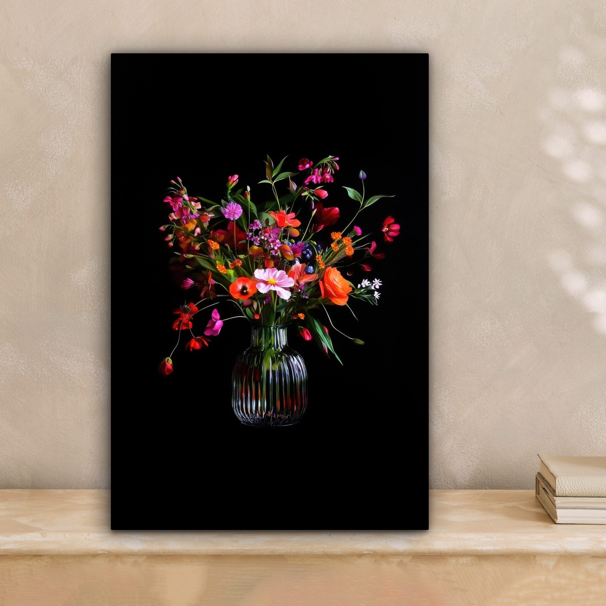 OneMillionCanvasses® Leinwandbild Blumenstrauß - Feldblumen - günstig online kaufen