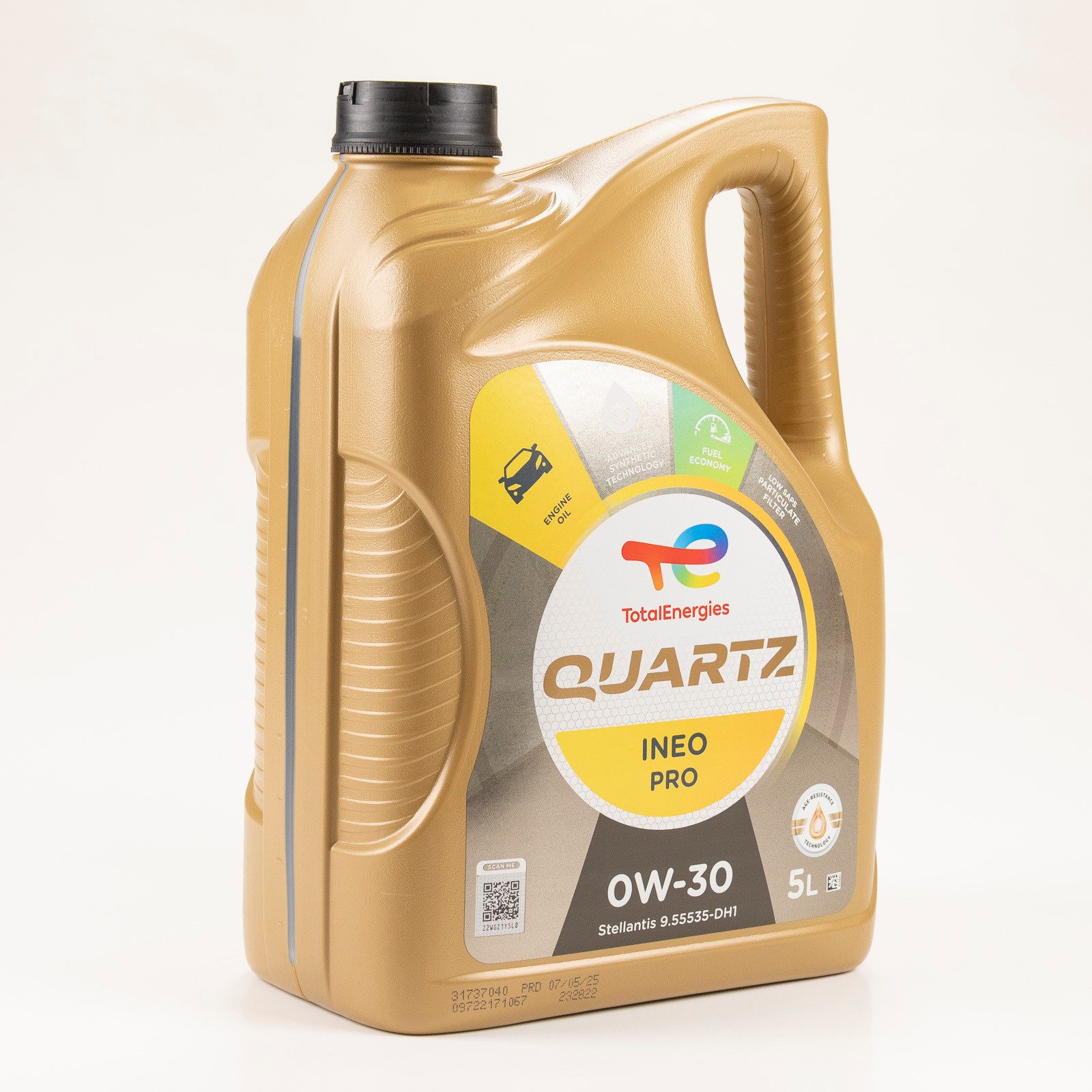 TotalEnergies Motoröl Total Quartz Ineo PRO 0W-30 Motoröl 5L Stellantis FPW9.55535-DH1
