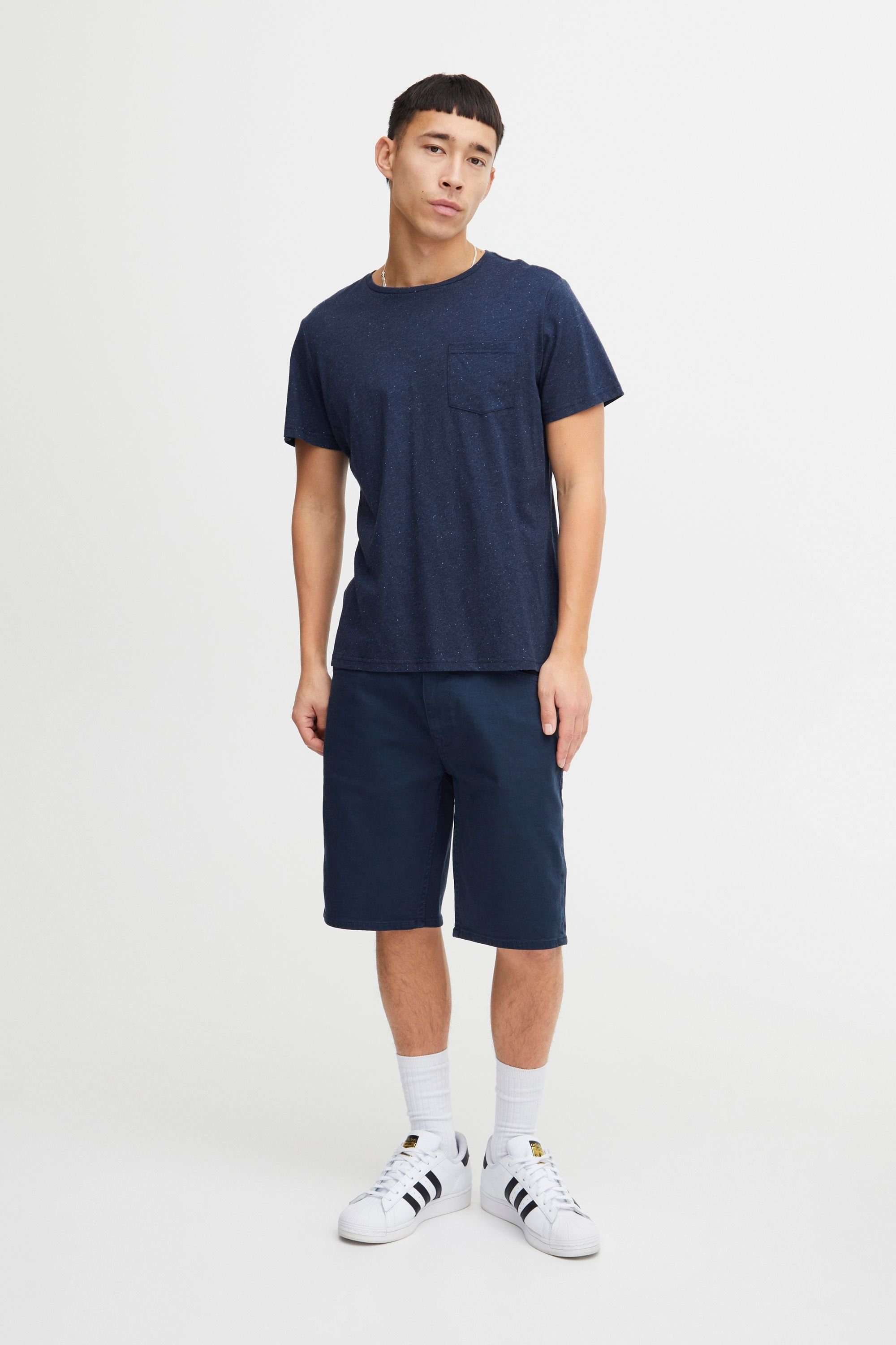 Blend T-Shirt BHTee Basic T-Shirt mit Rundhalsausschnitt