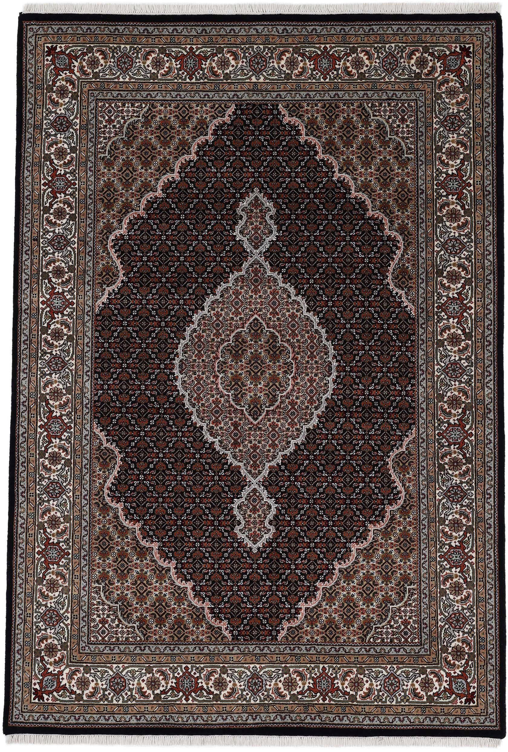 Woven Arts Orientteppich Tabriz Mahi, auch als Läufer, rechteckig, Höhe: 15 mm, handgeknüpft, Wohnzimmer, reine Wolle