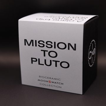 Swatch Chronograph Omega Swatch Bioceramic Moonswatch Mission To Pluto