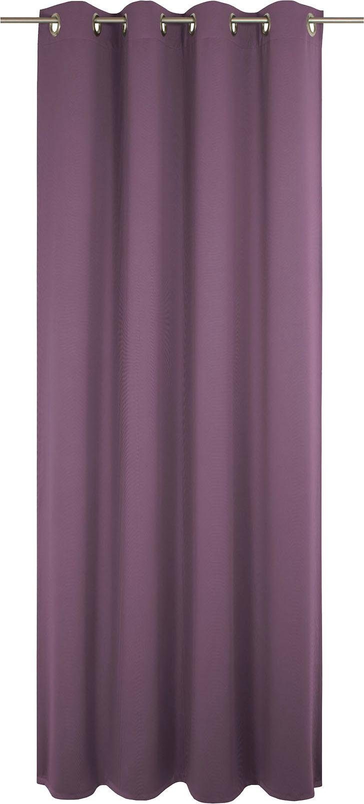 Vorhang Uni Light Collection, Adam, Ösen (1 St), blickdicht lavendel