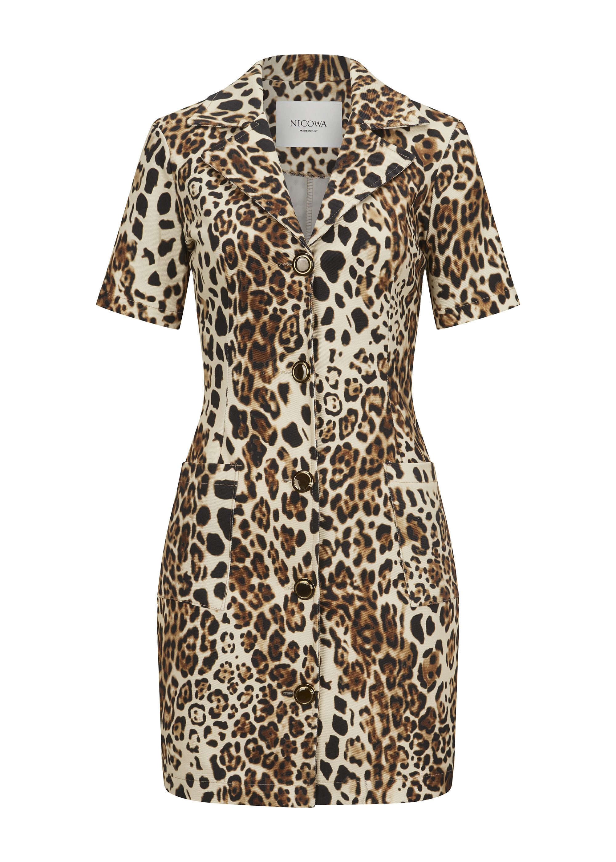 Nicowa Blusenkleid RILONA aus Twill mit leichten Schulterpolstern günstig online kaufen