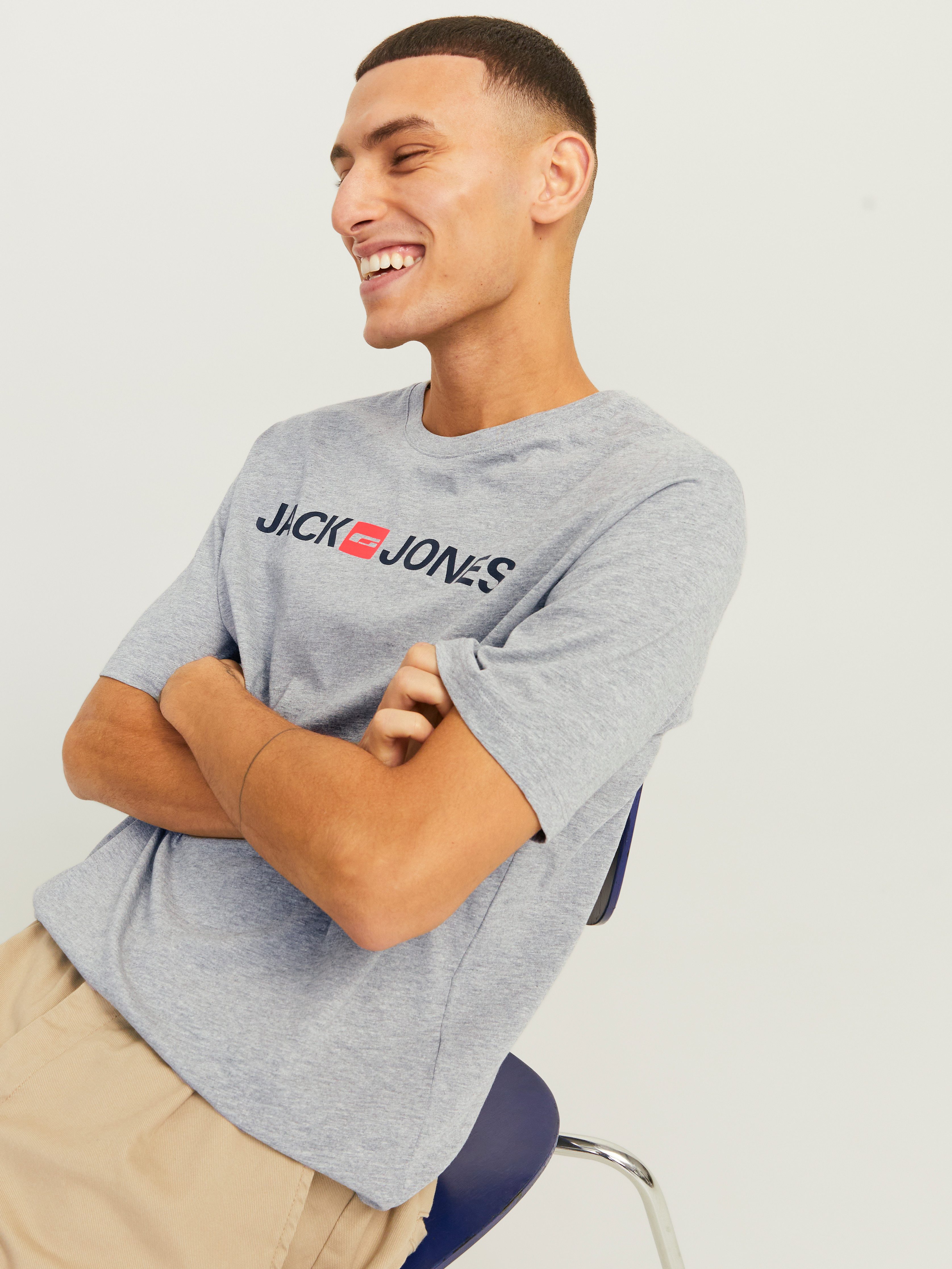 Jack & Jones Herren T-Shirt JJECORP LOGO TEE SS CREW NECK günstig online kaufen