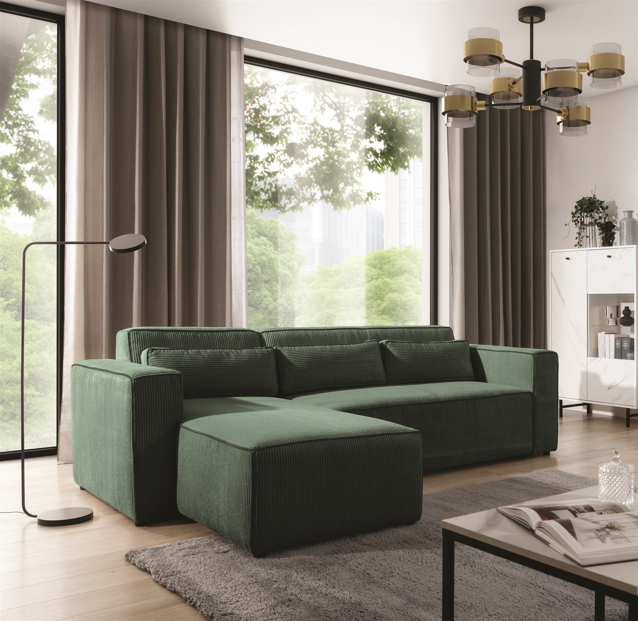 Fun Möbel Ecksofa Schlafsofa WALDO in günstig online kaufen