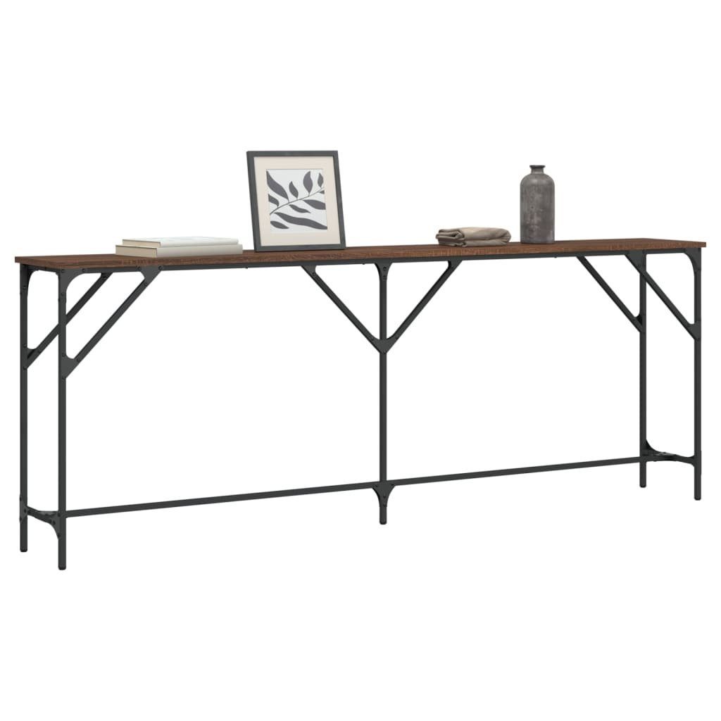 vidaXL Beistelltisch Konsolentisch Braun Eichen-Optik 200x29x75 günstig online kaufen