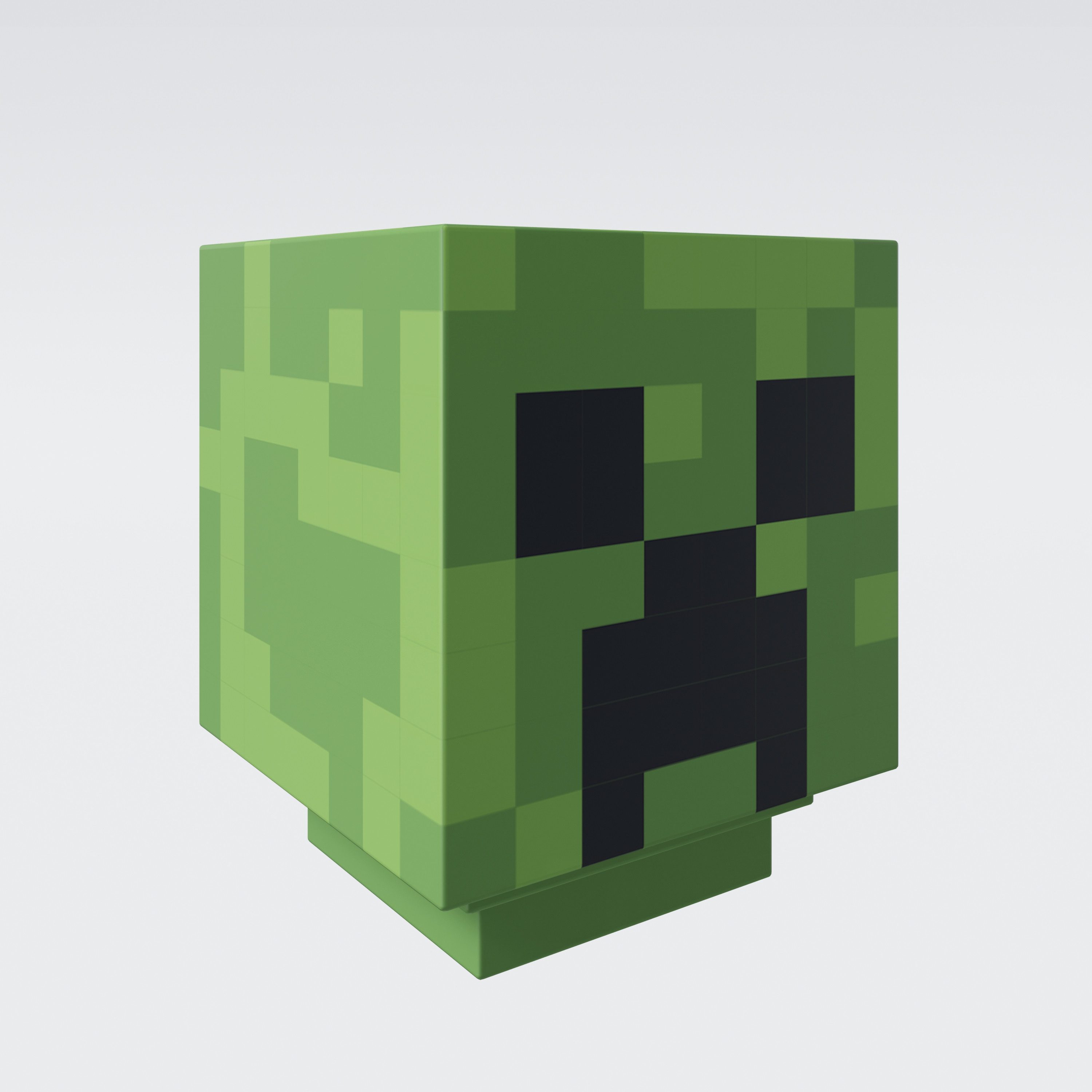 Minecraft LED Dekolicht - Deko für Minecraft Fans - Dekolampe, aufladbarer Akku, LED fest integriert, Designs: Fackel, Potion, Creeper, Netherite, Fuchsbaby oder Axolotl