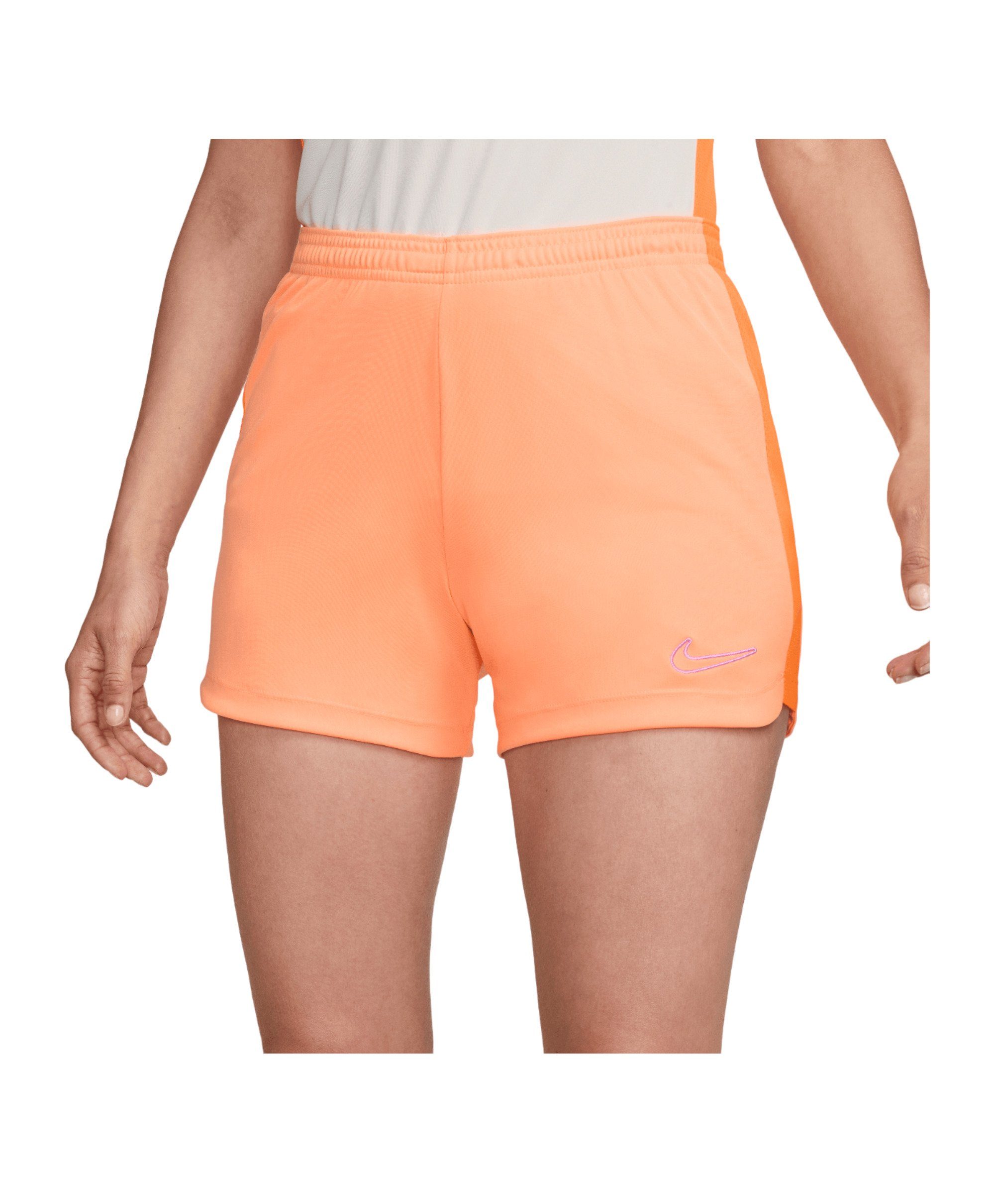 Nike Sporthose Academy 23 Short Damen orangeorangepink | Turnhosen